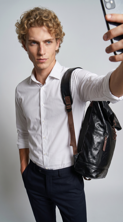 Mochila de Piel para Hombre - Mountain