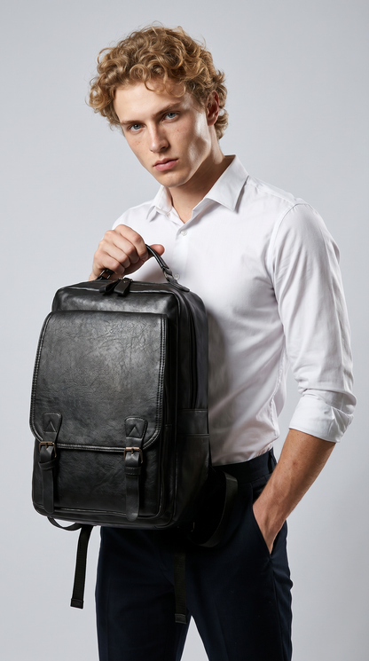 Mochila de Piel para Hombre - Commander