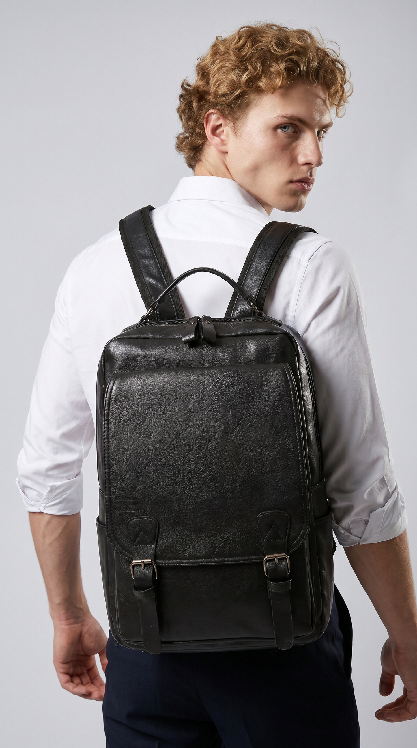 Mochila de Piel para Hombre - Commander