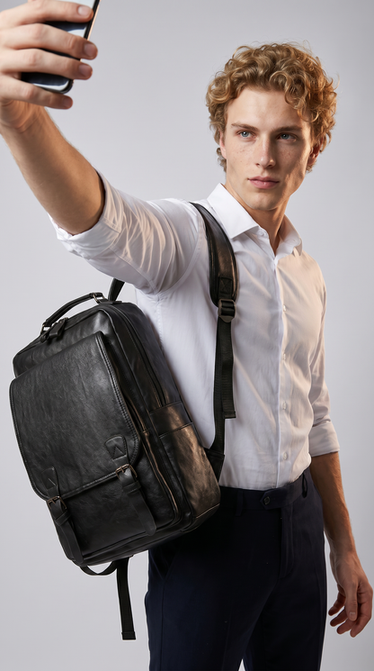 Mochila de Piel para Hombre - Commander