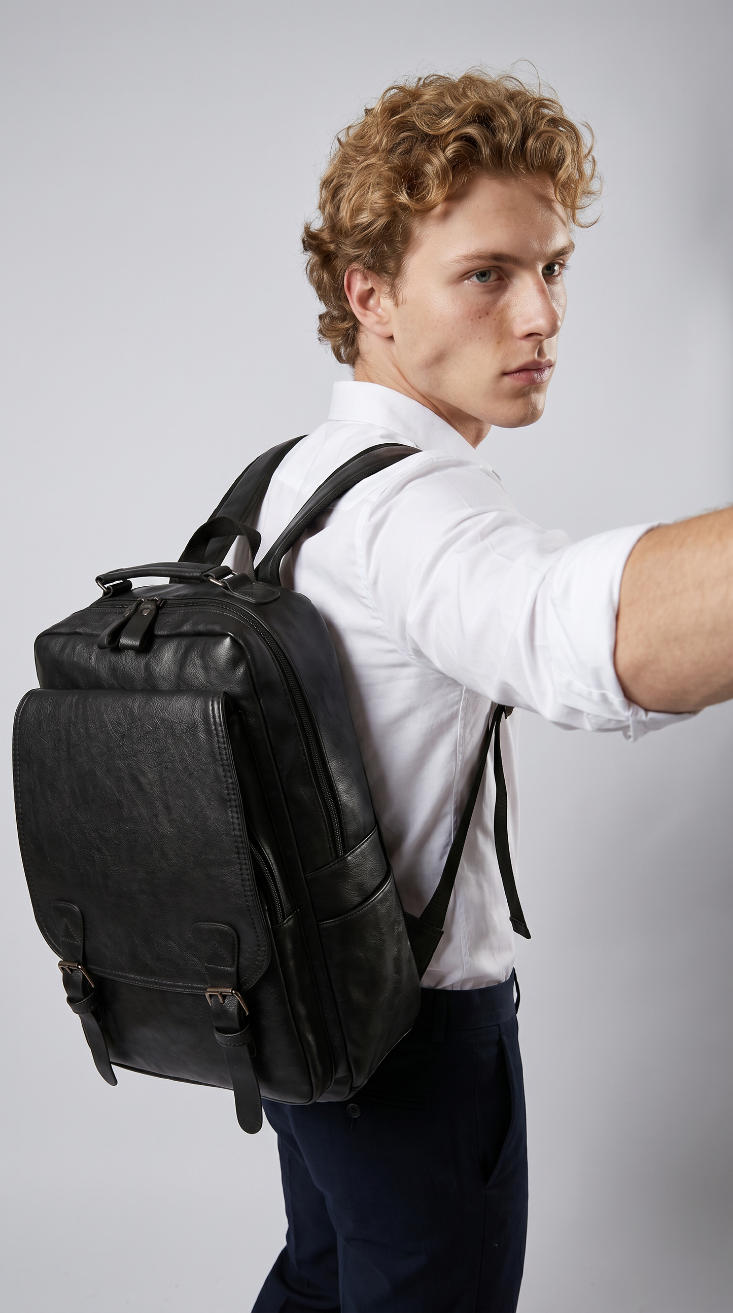 Mochila de Piel para Hombre - Commander