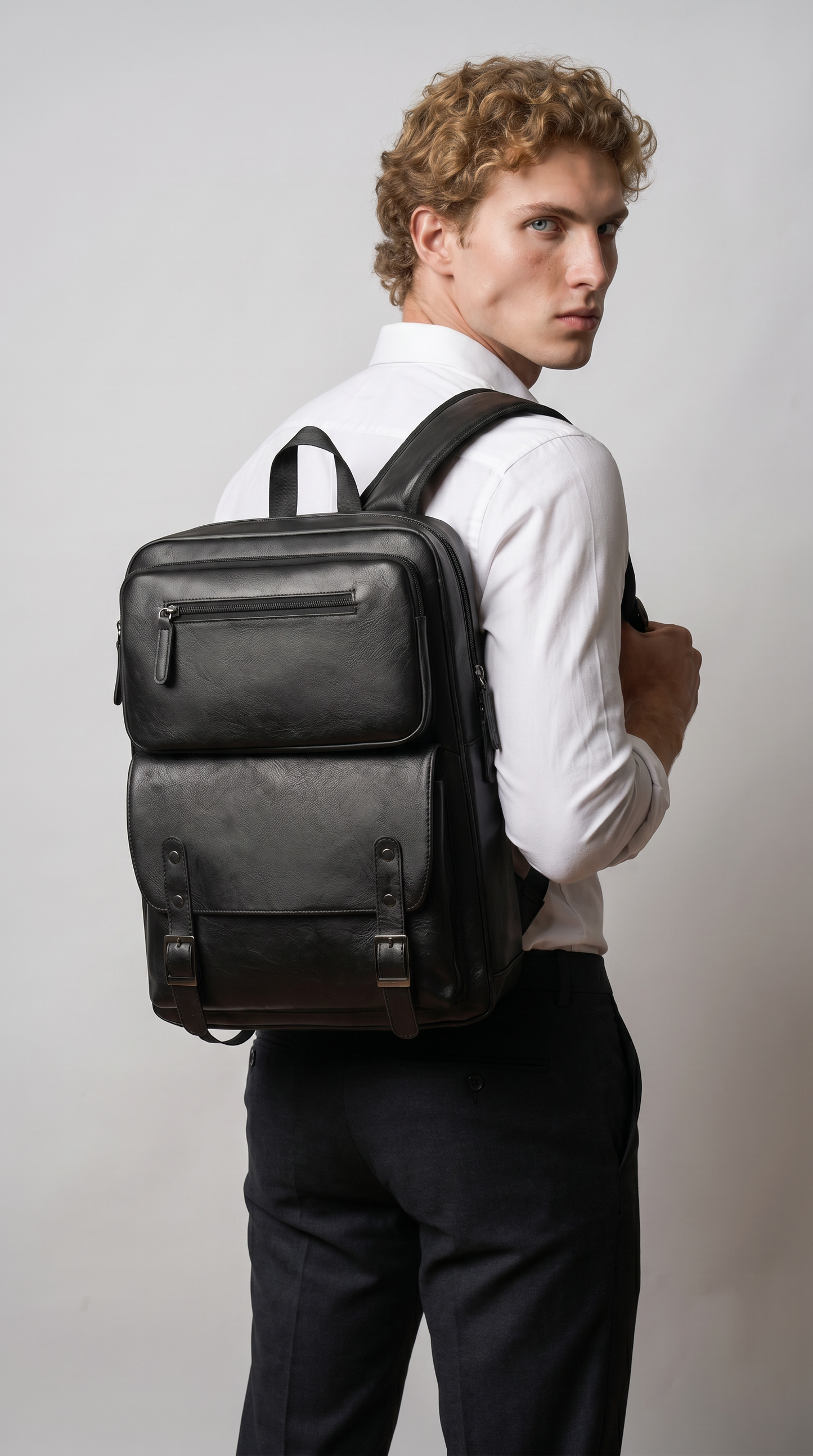 Mochila de Piel para Hombre - Force