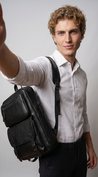 Mochila de Piel para Hombre - Force