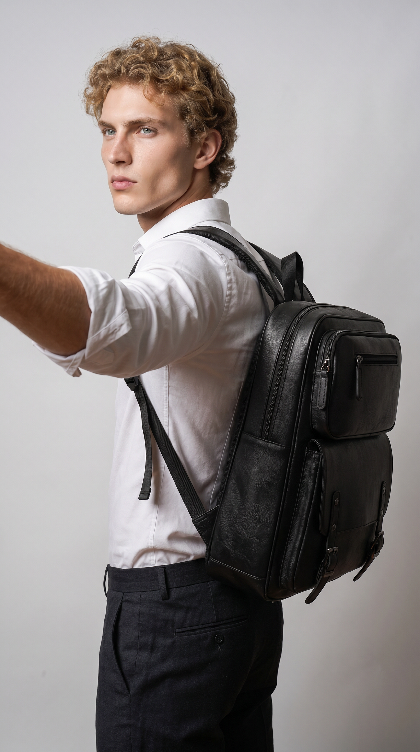 Mochila de Piel para Hombre - Force