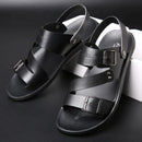 Sandália Masculina de Couro Legítimo - Leather TOP