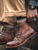 Bota Masculina Resistente de Couro Legítimo - Max Leather