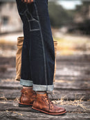 Bota Masculina Resistente de Couro Legítimo - Max Leather