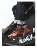 Bota Masculina Resistente de Couro Legítimo - Max Leather