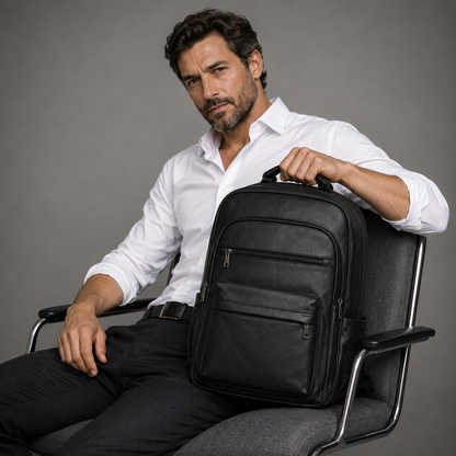 Mochila de Piel para Hombre - Oxbridge
