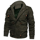 Jaqueta Masculina de Inverno em Couro Legítimo - Glacier
