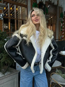 Jaquetas Feminina de Inverno em Couro Legítimo - Aurora