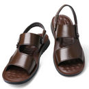 Sandália Masculina de Couro Legítimo - Leather Real