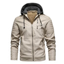 Jaqueta Masculina de Inverno em Couro Legítimo - Icebound