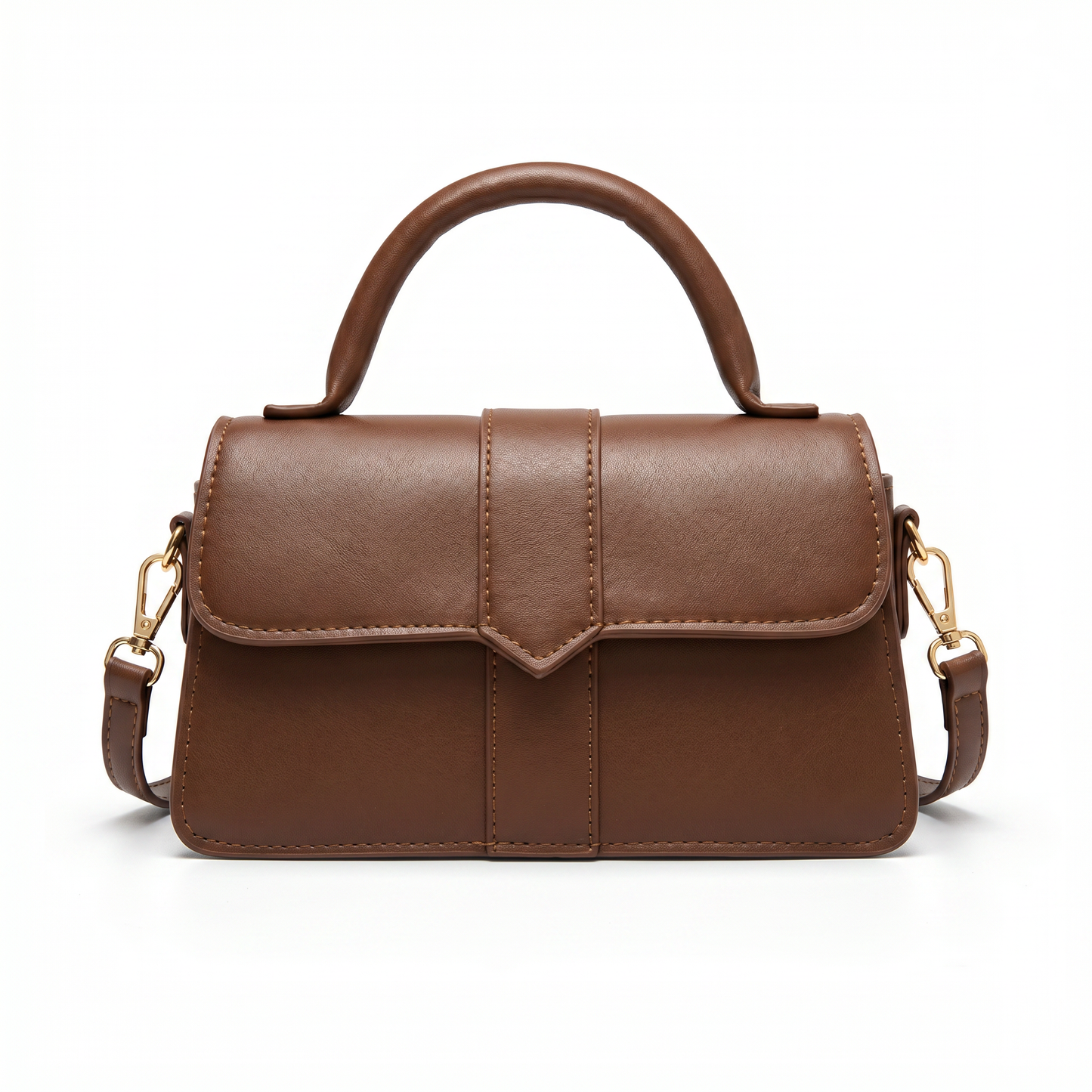 Bolso de Asa Superior de Piel para Mujer - Amelia