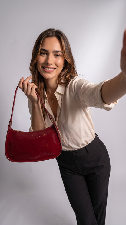 Bolso Baguette de Piel para Mujer - Carol