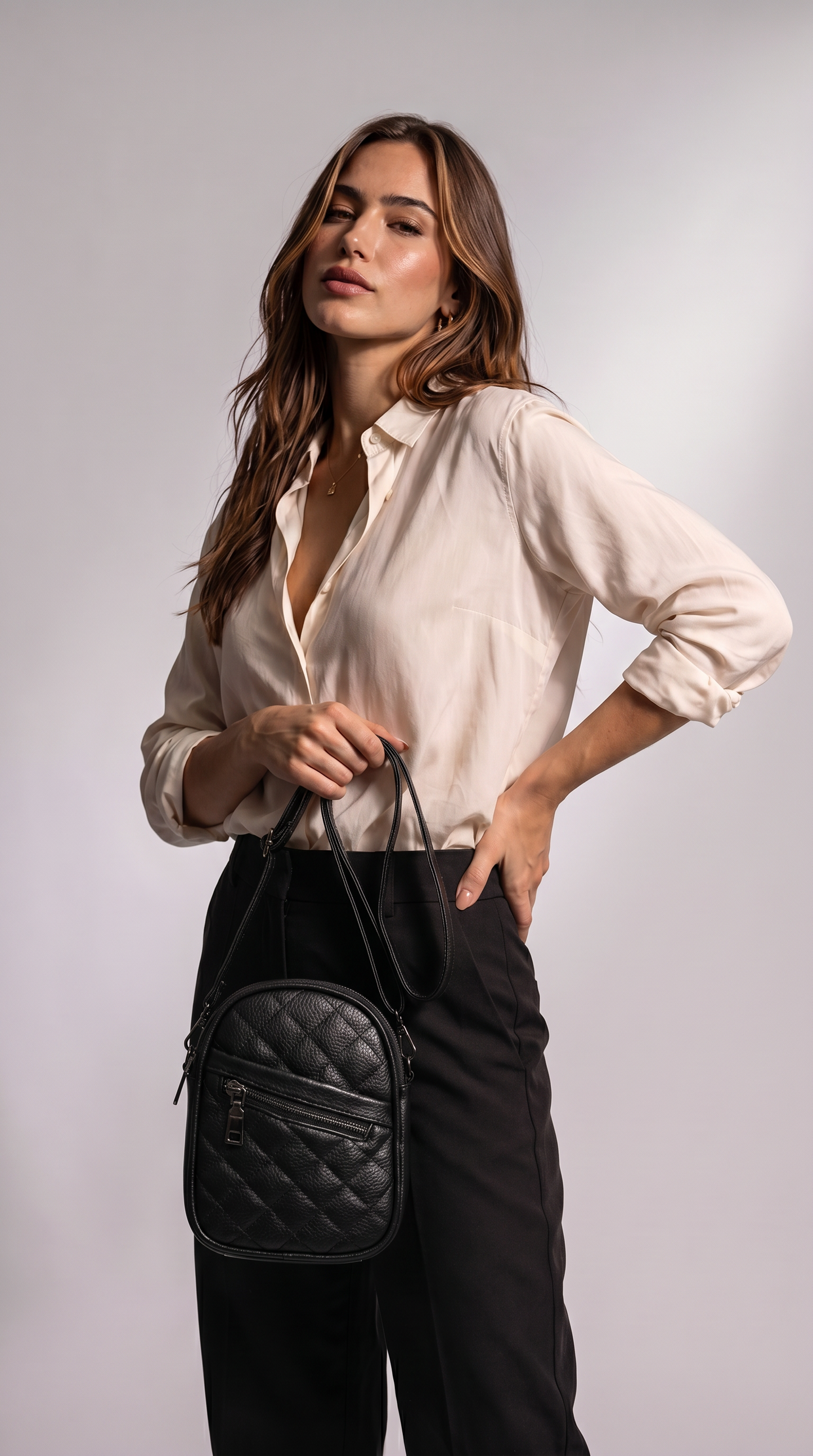 Bolso Bandolera de Piel para Mujer - Daft