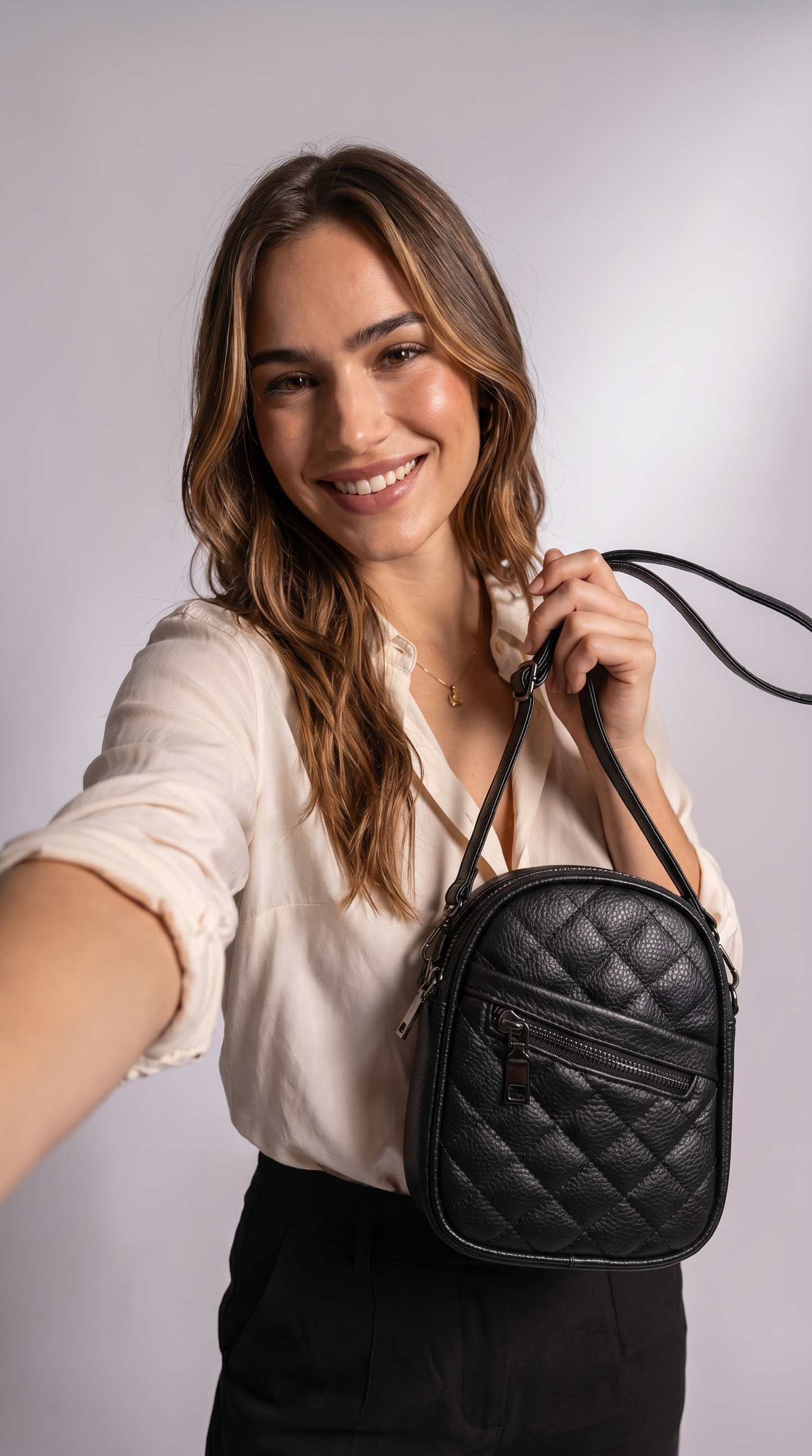 Bolso Bandolera de Piel para Mujer - Daft