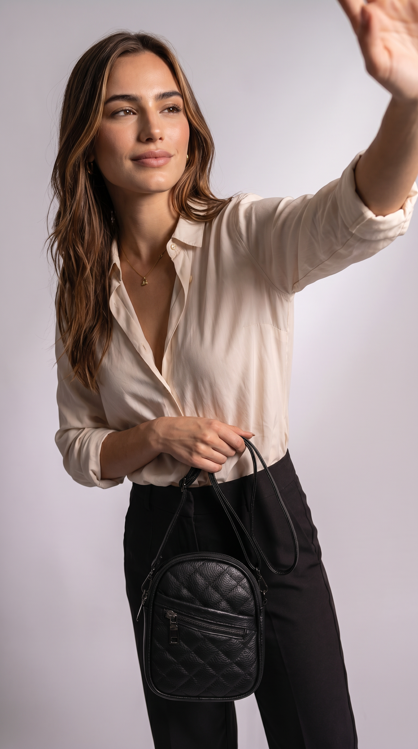 Bolso Bandolera de Piel para Mujer - Daft