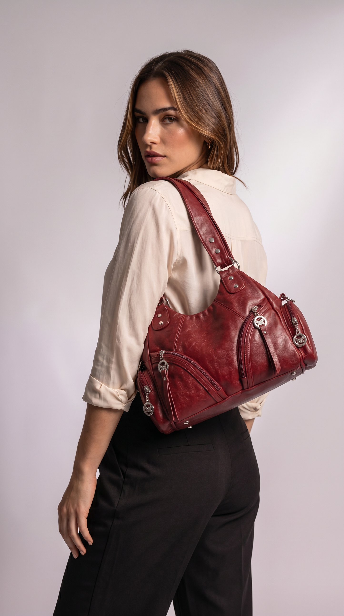 Bolso Hobo de Piel para Mujer - Kyle
