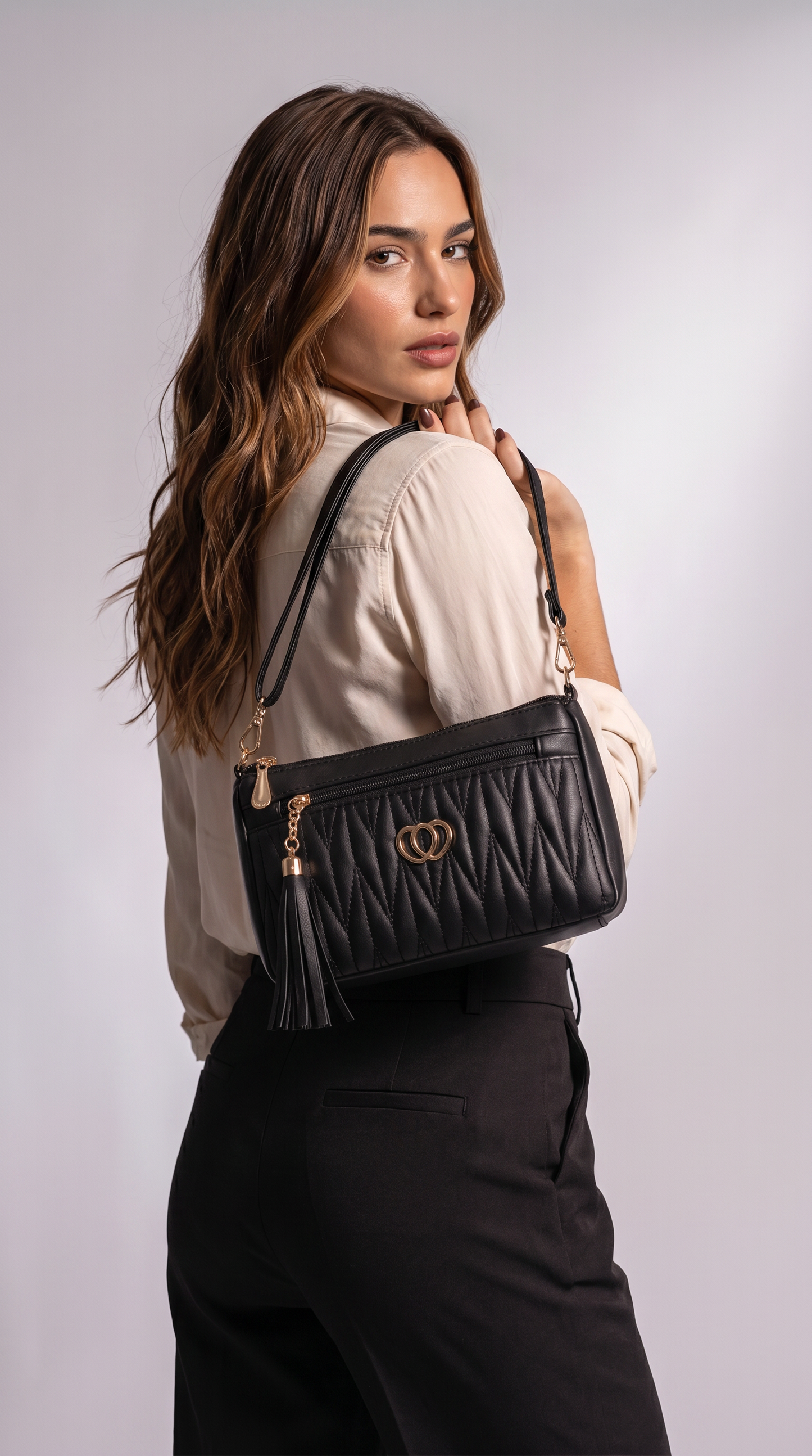 Bolso Bandolera de Piel para Mujer - Lovely