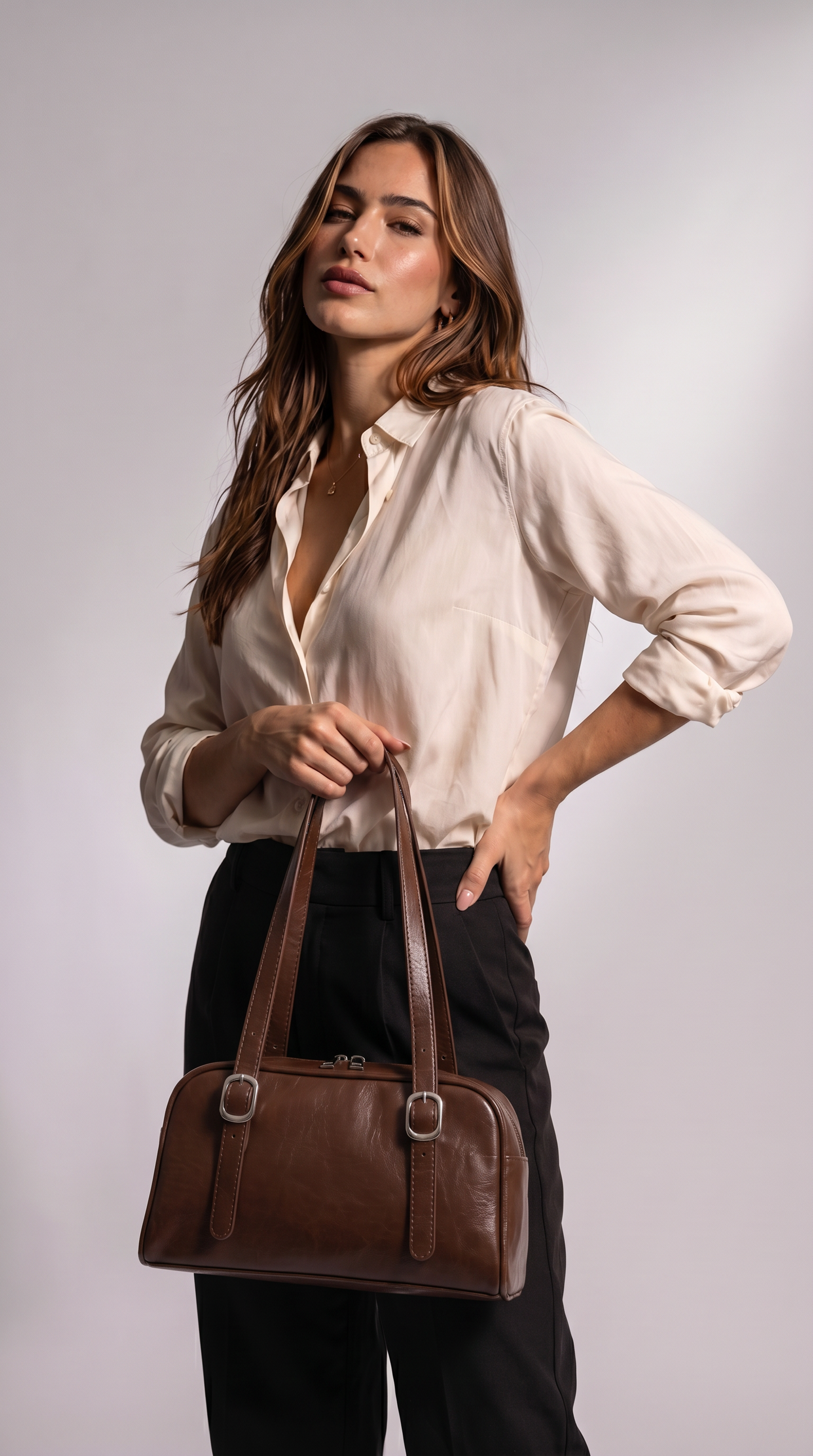 Bolso Bandolera de Piel para Mujer - Malena