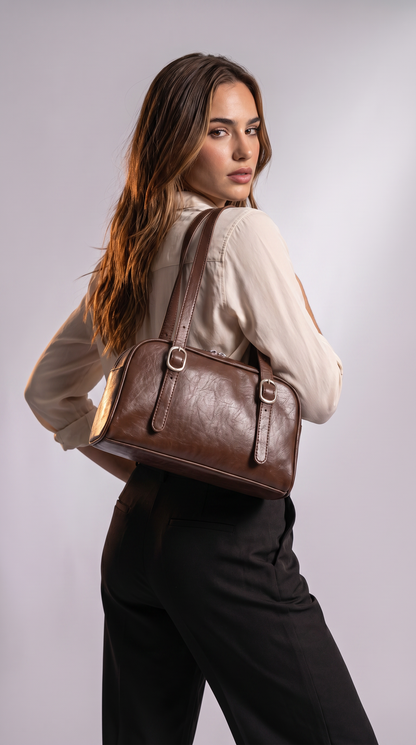 Bolso Bandolera de Piel para Mujer - Malena
