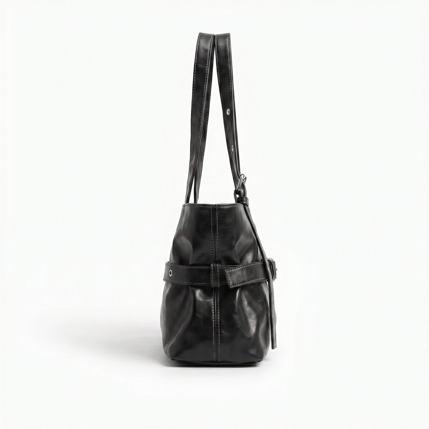 Bolso de Hombro de Piel para Mujer - Omega