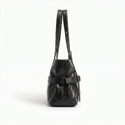 Bolso de Hombro de Piel para Mujer - Omega