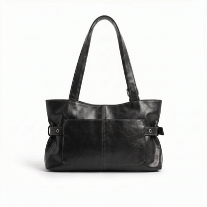 Bolso de Hombro de Piel para Mujer - Omega