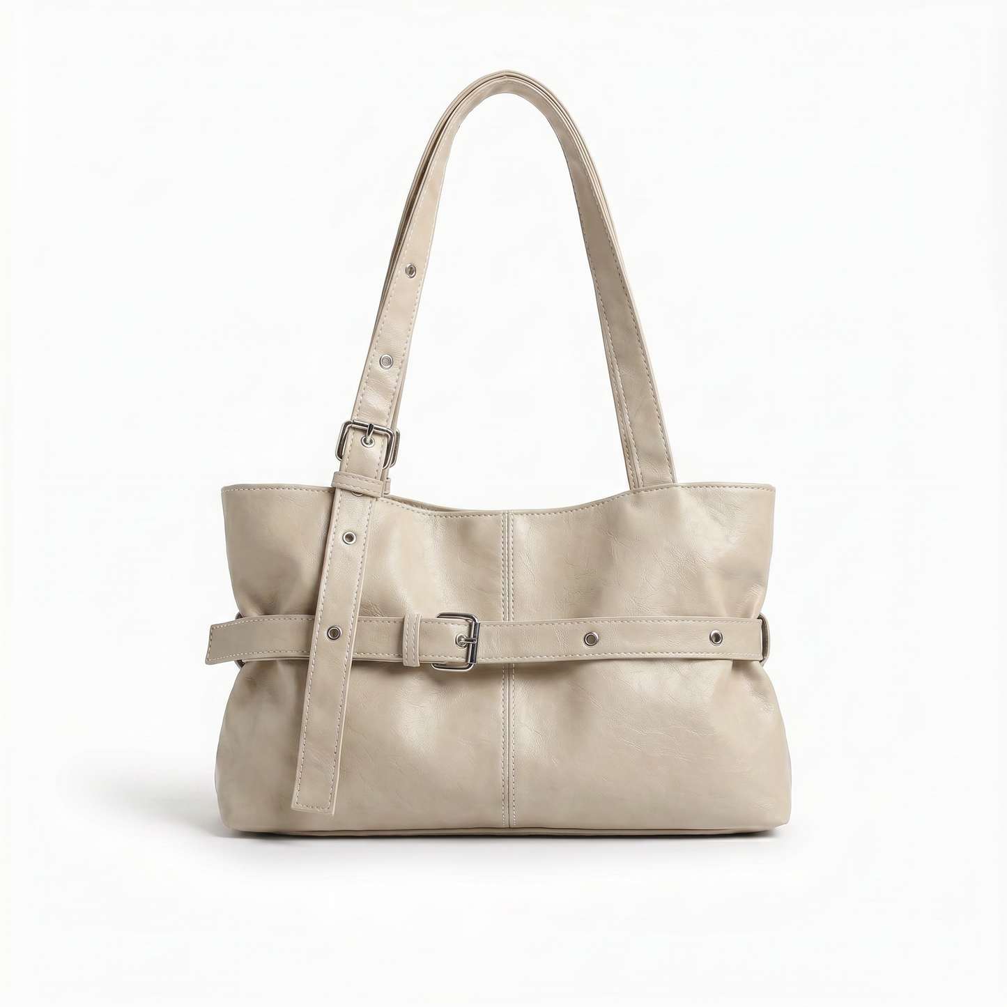 Bolso de Hombro de Piel para Mujer - Omega