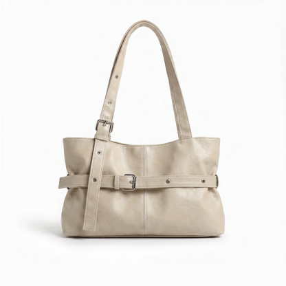 Bolso de Hombro de Piel para Mujer - Omega
