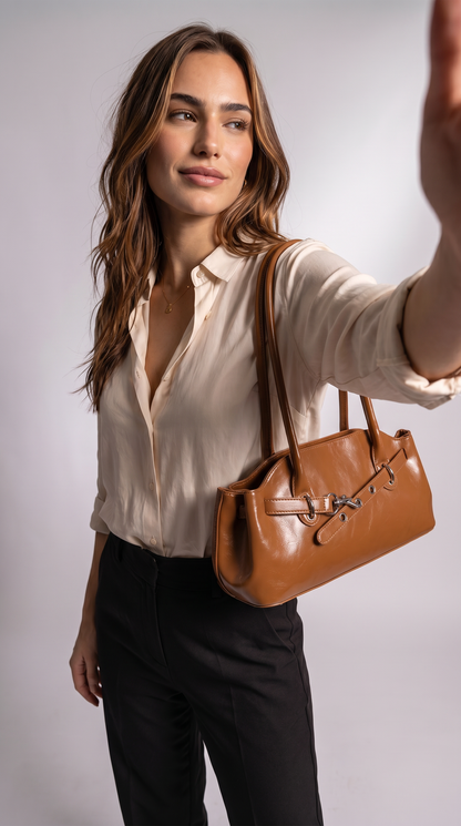 Bolso Bandolera de Piel para Mujer - Origin