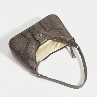 Bolso Hobo de Piel para Mujer - Vintage