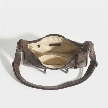 Bolso Hobo de Piel para Mujer - Vintage