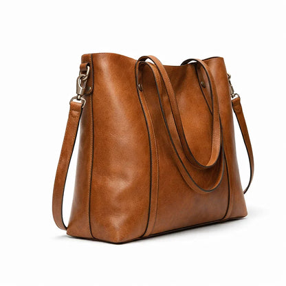 Bolso Mensajero de Piel para Mujer - Elegant Woman (2 en 1)