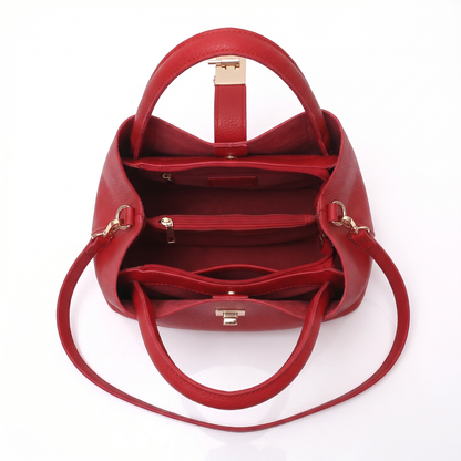 Bolso Mensajero de Piel para Mujer - Heart