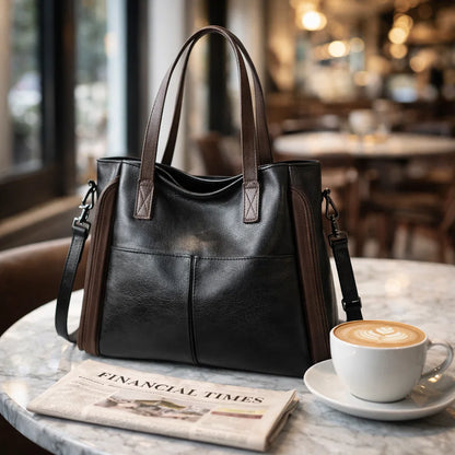 Bolso Mensajero de Piel para Mujer - Sofia Vintage Girl