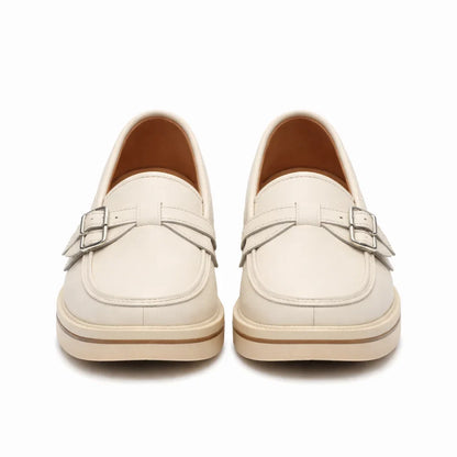 Mocasines de Piel con Plataforma para Mujer - Day Flex