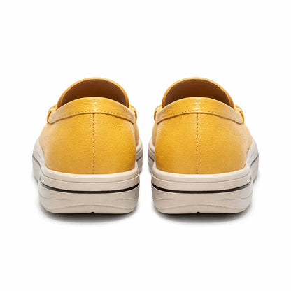 Mocasines de Piel con Plataforma para Mujer - Maria