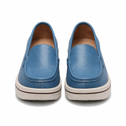 Mocasines de Piel con Plataforma para Mujer - Maria