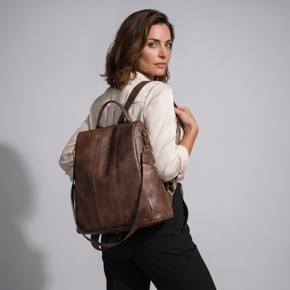 Mochila de Piel para Mujer - Retro