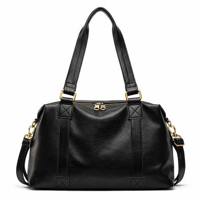 Bolso Bandolera de Piel para Mujer - Negro - Elsworth