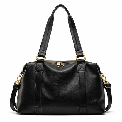 Bolso Bandolera de Piel para Mujer - Negro - Elsworth