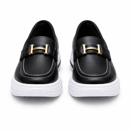Mocasines de Piel con Plataforma para Mujer - Comfortsole