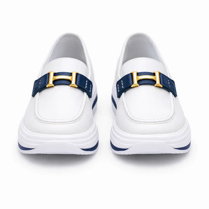 Mocasines de Piel con Plataforma para Mujer - Comfortsole