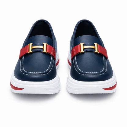 Mocasines de Piel con Plataforma para Mujer - Comfortsole
