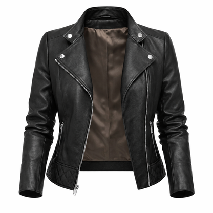 Chaqueta de Piel Acolchada para Mujer - Opulence