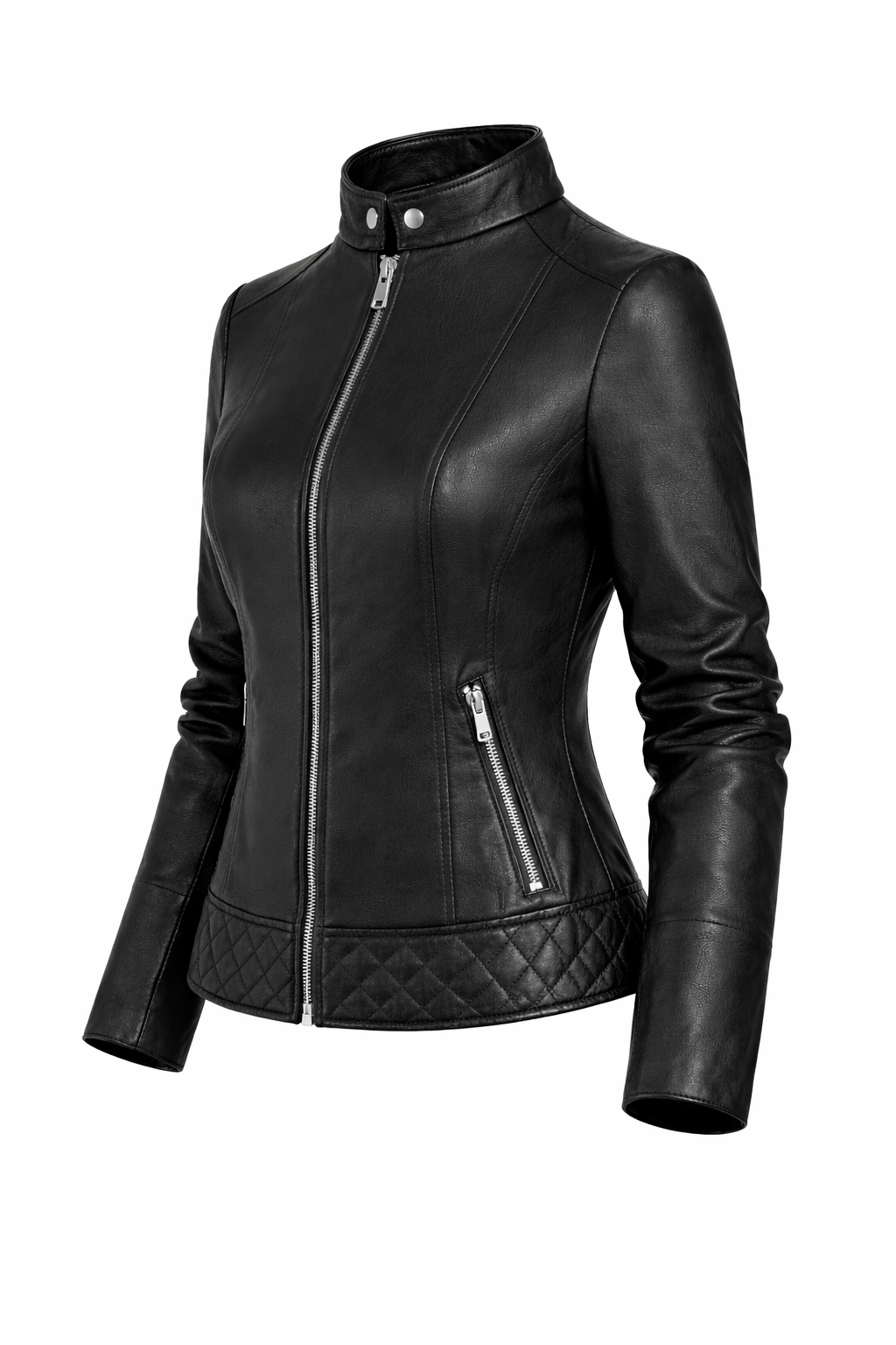 Chaqueta de Piel Acolchada para Mujer - Opulence