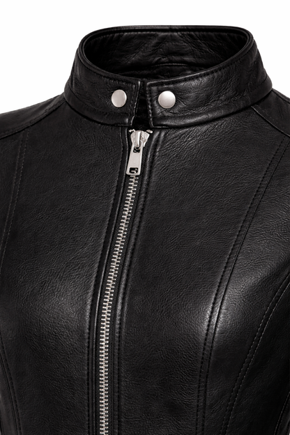 Chaqueta de Piel Acolchada para Mujer - Opulence