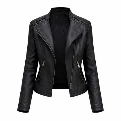 Chaqueta de Piel Acolchada para Mujer - Voug
